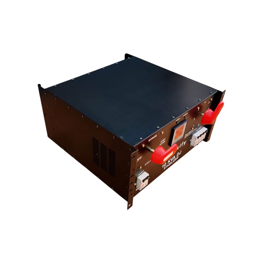 ELEXIFY 10 KVA DJ Stabilizer (Input 140V–300V, 100% Copper